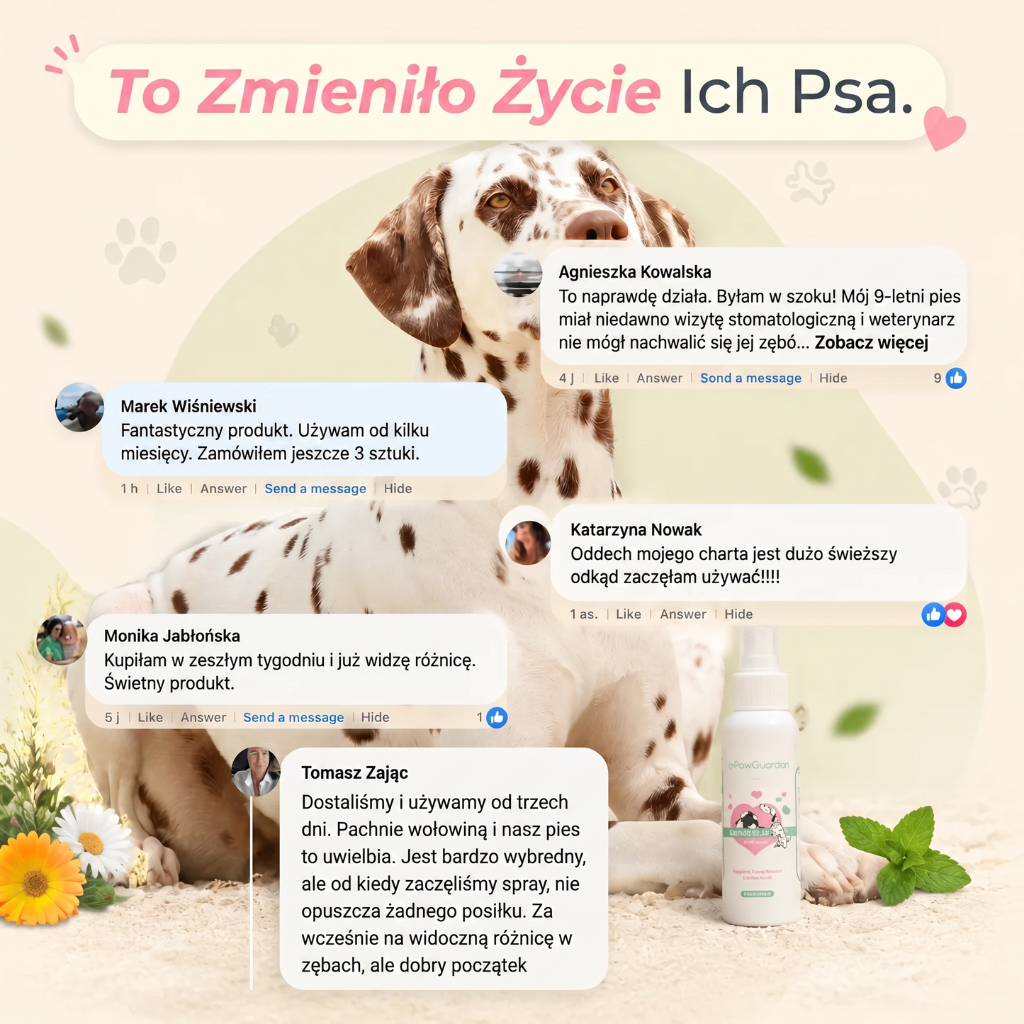 PureZąb — Spray Dentystyczny dla Psów