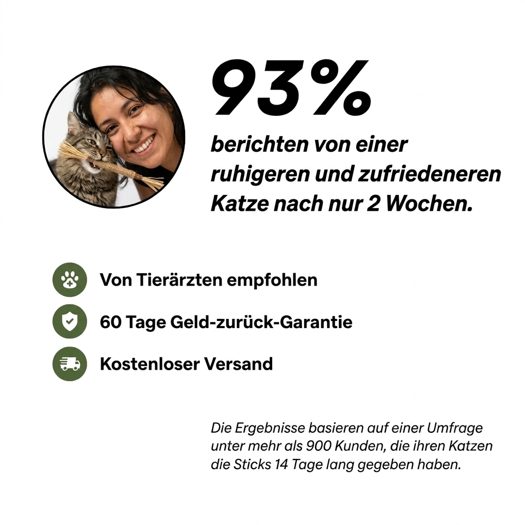 MieziSticks — Natürliche Matatabi Zahnpflege-Sticks für Katze