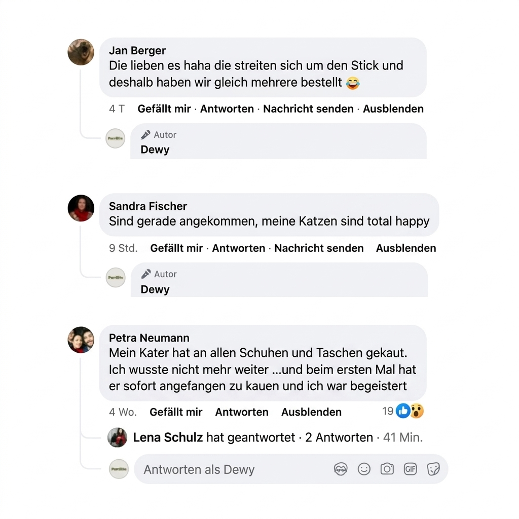 MieziSticks — Natürliche Matatabi Zahnpflege-Sticks für Katze