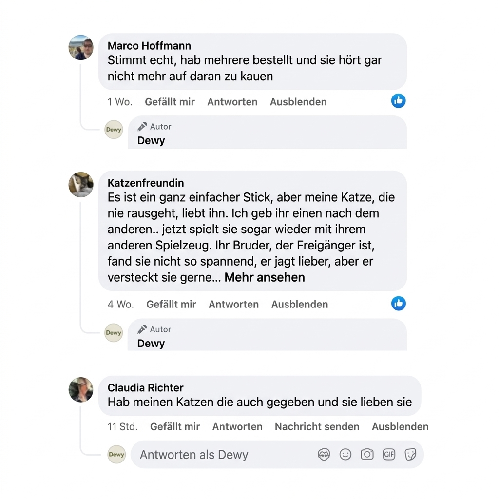 MieziSticks — Natürliche Matatabi Zahnpflege-Sticks für Katze