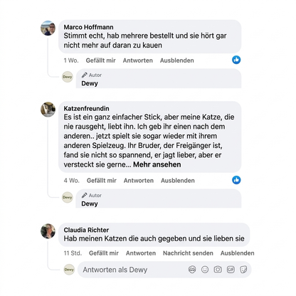 MieziSticks — Natürliche Matatabi Zahnpflege-Sticks für Katze